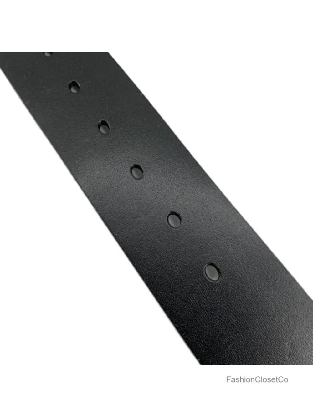 Genuine Full Grain Leather Belt with Antique Gold Brass Oval Buckle